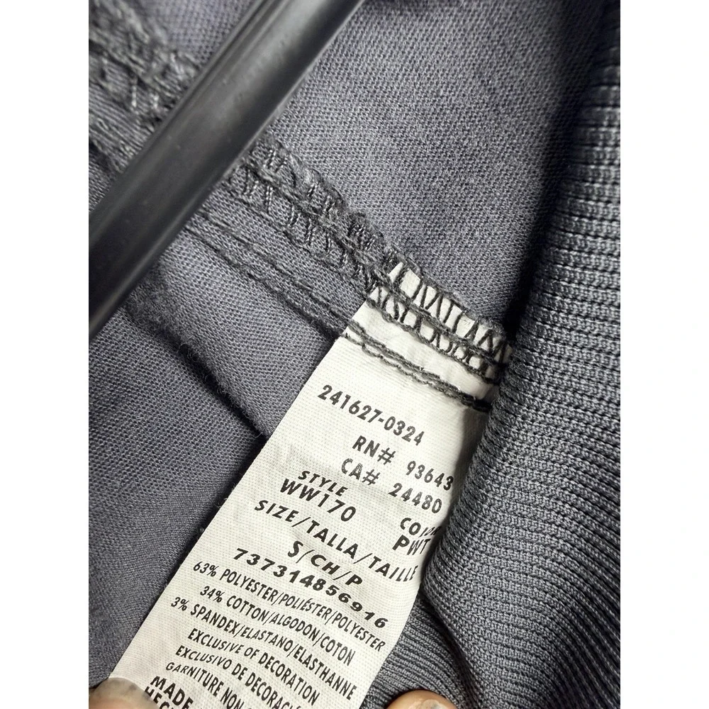 Cherokee Workwear Pants Womens S Pewter Gray Scrub Cargo WW170 PWT Petite
